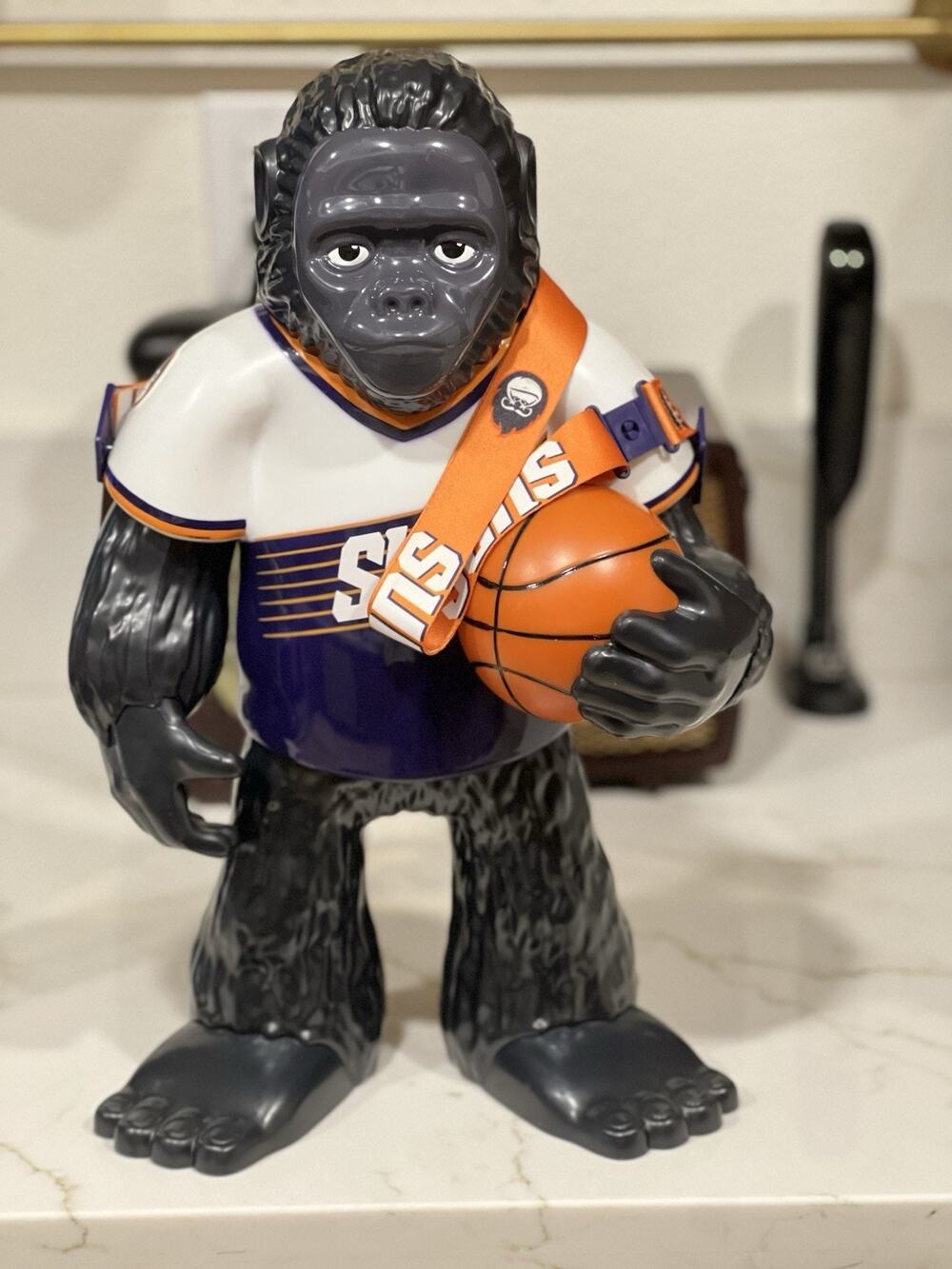 Phoenix Suns Arena Mascot The Gorilla Figural Popcorn Bucket 16 Inch NBA